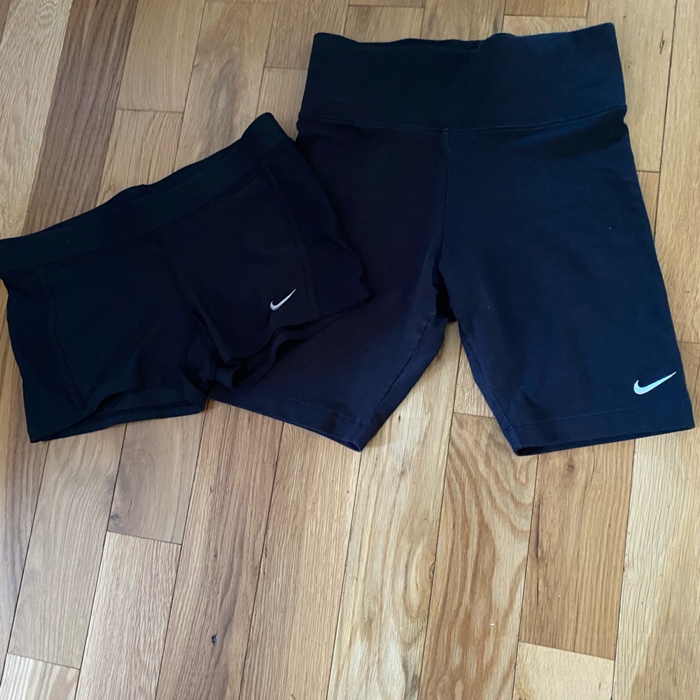 SALE ! 2 X Nike Black Bike Shorts for Ultimate Comfort